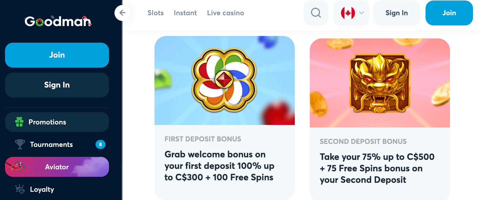 online casino Goodman